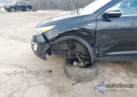 2011 Kia Sportage Ex from USA, damaged, VIN KNDPCCA25B7119311